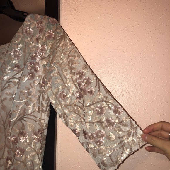 Rose gold Calvin Klein dress - Picture 3 of 5